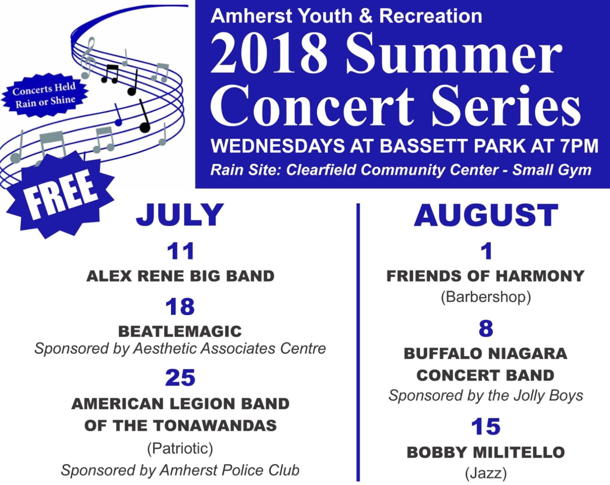 Concert at Bassett Park 2018Aug01 Friends of Harmony